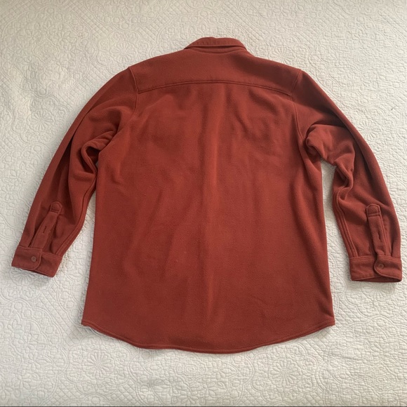 LL Bean fleece XL Tall button down - Picture 2 of 4